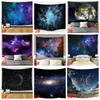 Sky Galaxy Tapestry Polyester Galactic Tapestries 자연 경관 피크닉 해변 요가 매트 가정 장식 파티 배경 태피스트리 Tapiz de Fondo de Fiesta