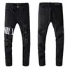 2024SS Herenmode Skinny Straight Slim Ripped Jean elastisch Casual Motorcycle Biker Stretch Denim Broek Klassieke broek jeans maat 28-40 #BB