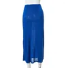 Skirts Fashion Casual Stretch Bodycon Midi Skirt OL Ladies Bottom Package Hip Sexy Slim Pencil For Women