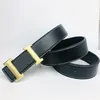 Classic designer belt gold buckle five colors are available for fashion travel essential width 3.8 cm