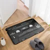 Carpet Retro Cassette Music Tape Floor Mat Multiple Choice Funny Entrance Door Living Room Kitchen Non-Slip Bathroom Doormat 230227