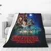 Strange Things Flannel Blanket Print Home Textiles Creative High Quality