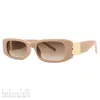 Mulheres designer óculos de sol legal óculos de luxo letras pequeno retângulo gafas de sol retro originalidade proteção UVA óculos de sol polarizados para homens PJ025 C23
