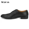 Dress Shoes KSF Shoe Oxford Business Men Luxury Designer Echt lederen mode Wedding Formele brogue voor origineel