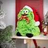 Geschenkpapier Tanzender Weihnachtsbaum Plüschtier Grünes Monster Glühpuppe Elektrisches Spielzeug Kinder Weihnachten Navidad Noel Dekor 230227