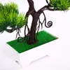 Decorative Flowers Office Living Room Party Supplies Home Decoration Artificial Plants Potted Welcoming Pine Bonsai Lifelike Greenery Tree