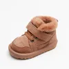 Pierwsze Walkers Winter Baby Boots 0-2 lata Toddler Soft Bottom Boots Baby Keep First Walkers Non-Slip SHG039 230227