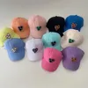 M561 Primavera verão Summer bebês crianças chapéu de beisebol Love Heart Cap Boys Garotas Meninas Capinhas de Capé Sunshat