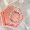 Anelli a grappolo Pietra di luna naturale Pietra preziosa per le donne Anello ovale in argento sterling massiccio 925 Anello di fidanzamento per matrimonio Sposa Gioielleria raffinataCluster Eloi22