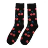 Chaussettes pour femmes, arrivage 2023, drôle et mignon, dessin animé Fruits banane avocat citron nourriture Happy japonais Harajuku Skateboard