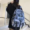 Zaino Uomo 2023 Student Bookbag Graffiti Travel Mochila Schoolbag For Girls Zaino per laptop High School Zaino ad alta capacità