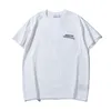 패션 티셔츠 통기성 티셔츠 여름 짧은 소매 남성 디자이너 편지 인쇄 블렌드 코튼 탑스