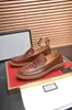 Brand Name Mens Walk Loafers Dress Shoes All Cow Leather Wave Point Casual Driving Footwear Size 38-45