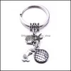 voiture dvr Porte-clés Mode Drusy Druzy Colouf Sirène Échelle Coquillage Étoile De Mer Pendentif Porte-clés Poisson Chatoyant Chaîne Pour Les Femmes Drop Delivery Jewelr Dhzkm