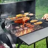 ツールアクセサリー4W電気モーターBBQブラケットを備えたユニバーサルオートマチックグリルロティサリーキットスピットロッドフォーク完全ホルダー