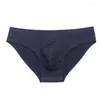 Underpants Underpant mens u 볼록 포켓 밑면 Calzoncillos Jockstrap 게이 짧은 스포츠 Hombre 브리프의 원활한 속옷 통기성