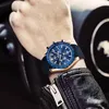 Wristwatches Watch Men BENYAR Mens Blue Watches Silicone Band Wrist Men's Chronograph Male Relogio MasculinoWristwatches WristwatchesWri