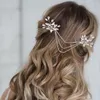 Tocados HP140, accesorios para el cabello de boda de novia de plata, tocado de novia, Tiara con peine, Clips de joyería, tocado