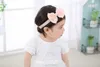 De nieuwe Koreaanse versie van de haarband van de kinderband Gilded Mesh Butterfly Knot Hair Band Vijfpuntige ster Baby Headband Baby Hoofdband