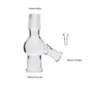 10mm 14mm 18mm Masculino Feminino Tubo de Vidro Injector Pass Through Adaptador Bong Pipe Dab Rig Bola Acessório para Fumar