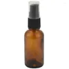 Opslagflessen AD-2x 30 ml Amber Glass Spray-fles met zwarte atomiser Sprays Refilleerbare container voor etherische olie / gebruik