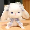 Schattig konijn pluche speelgoed lolita konijn gebulde pluche dieren baby speelgoed pop baby begeleiden slaapspeelgoed voor kinderen cadeaus 25 cm e22