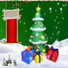Kerstdecoraties 2.1m opblaasbare boom met LED -licht Jaar Kinderen Geschenk speelgoed voor Home Outdoor Yard Lawn Decoration EU/UK/AU/US Plug