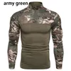 Mäns T-shirts Zogaa Men's Tactical Camouflage Athletic T-Shirts 230227