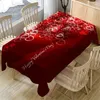 Bordduk Alla hjärtans dag rektangulära te täcker matsal heminredning bordsduk bordsvängen toalha de mesa 20May27