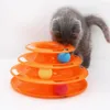 Cat Toys Kitten Toy Safe Minska överskott av energisk teaser roliga bollar Produkttillbehör Nöjen