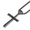 Pendentif Colliers Classique Hip Hop Sport Style En Plein Air Baseball Croix Collier Argent Noir Plaqué Or Alliage Chaîne Hommes Bijoux Fête