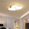 Takbelysning enkel modern sovrum lampa romantiskt vardagsrum ljus hjärtformad kristall varma bröllopsledar lampor