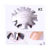 Nail Form Easy French Line Edge Cutter Stencil Tool Smile Shape Trimmer Clipper Styling Forms Manicure Art Tools Drop Delivery Healt Dh6Cb