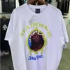 2023SS Męskie Plus Koszulki Damskie T Shirt Puff Print Vintage Hip Hop High Street Casual Obszerna koszulka z krótkim rękawem