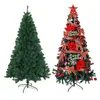 Juldekorationer 1,5 m/1,8 m/2,1 m premium konstgjorda träd med metall stativ gångjärn gran xmas för semesterfest