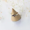 Bagues de cluster Creative Cartoon Avion Argent Couleur Bague Élégant Simple WWomen's Mariage Charm Accessoires Mode Fille Bijoux Cadeau