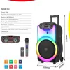 Taşınabilir Hoparlörler 12 İnç Büyük Kablosuz Bluetooth Hoparlör Açık Mekan Taşınabilir Sütun Şarkı Sing Dans Partisi Ev Sineması Ses Sistemi Micphone R230227