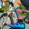 Herrstrumpor Komprimering Sport Socks Professional Antislip Cycling Socks MTB Road Bike Bicycle Team Racing Seamless Men's Socks Z0227