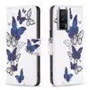 Motifs étuis pour Xiaomi 13 12T POCO M4 X4 Redmi 12C K60 Note 12 A1 Plus 10C 10A Pro 4G 5G portefeuille en cuir fleur Capa coque de téléphone