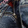 Mäns jeans denim 2023 Casual Ripped Hip Hop Men med hål Super Skinny Famous Jean Scratched Biker Proemers Drak22