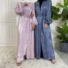 Abbigliamento etnico Limited Abaya islamico Hijab Tacchino musulmano da donna Abito lungo in raso Arabo marocchino Caftano per matrimoni Takchita