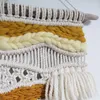 Tapestries handgeweven kleur tapijt macrame muur hangende kunst geweven bohemian ambachten decoratie prachtig voor thuis slaapkamer