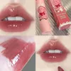 Brillant à lèvres 6 couleurs miroir teinture hydratant rouge à lèvres liquide étanche longue durée teinte rouge maquillage coréen cosmétique