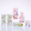 Vorratsflaschen 30 Stück 12,1 mm Ankunft Eleganter 3D-Druck Kunststoff Quadratischer Lippenstiftschlauch Leere Lip Rouge Nachfüllbare Behälterflasche