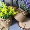 Dekorative Blumenkränze, kreativer ländlicher Kunststoff-Kunststrauß, Lavendel, Topfpflanze, Bonsai-Sack, Stoff für Zuhause, Party