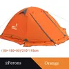 Namioty i schroniska Flytop 23 Posty 4Season Fason Camping Outdoor podwójne warstwy aluminiowe Aluminiowe anty -śnieg rodzina podróż Ultralight Tourist 230227