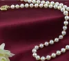 Chaînes Bijoux 8-9mm All-match Collier de chaîne de chandail de perles naturelles