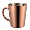 Canecas 300ml Caneca de café Isolamento de calor de parede dupla fácil de transportar xícaras de leite de vôo para bebidas caseiras