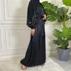 Abbigliamento etnico Limited Abaya islamico Hijab Tacchino musulmano da donna Abito lungo in raso Arabo marocchino Caftano per matrimoni Takchita