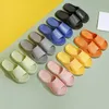 women's home shoes summer indoor anti-skid silent home thick bottom couple soft bottom men's cool slippers